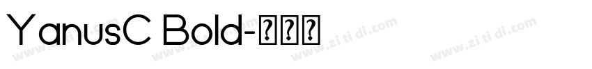 YanusC Bold字体转换